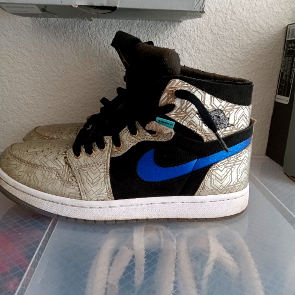 Gold Lasers Air Jordan 1 Zoom Comfort